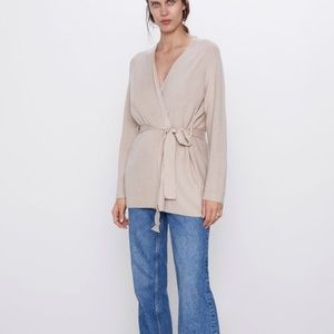 Zara Knit Wrap Cardigan